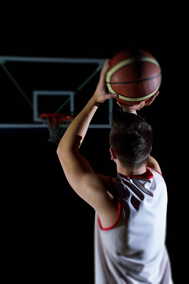 giocatore di basket in azione foto