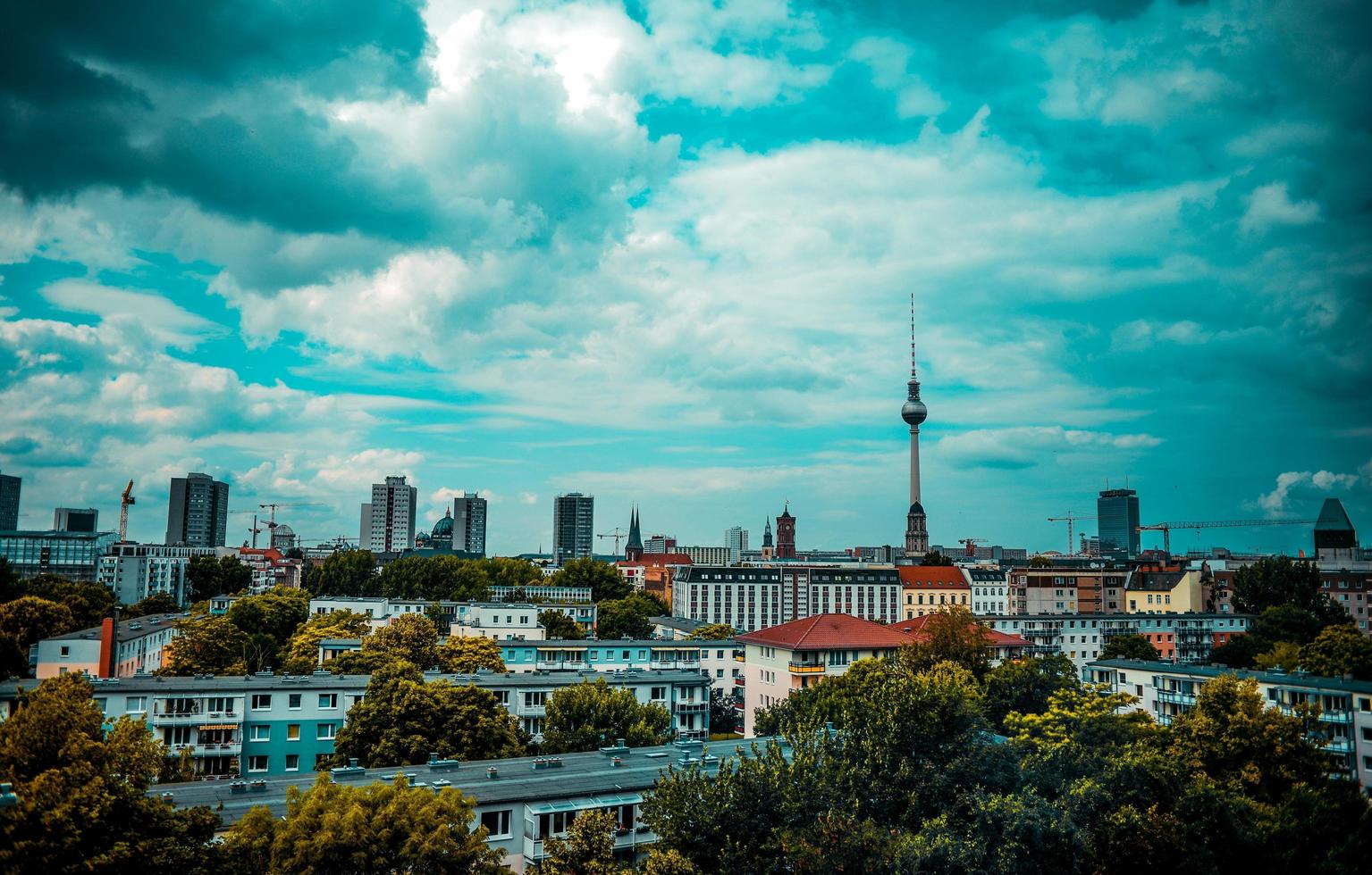 paesaggio urbano di Berlino foto
