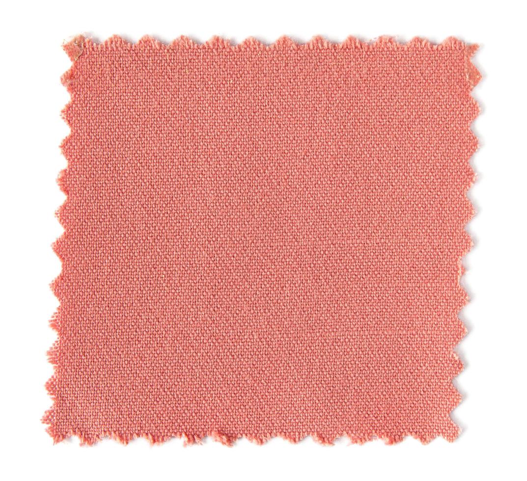 campioni di campioni di tessuto rosa isolati su sfondo bianco foto