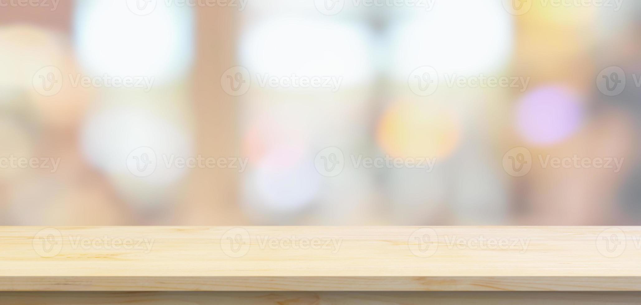 marmo tavolo superiore con sfocato cucina bar ristorante interno sfondo foto