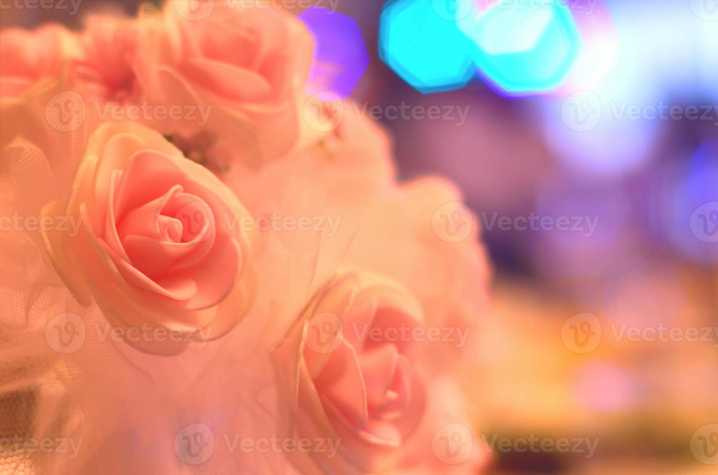 dettagliato foto di un' bellissimo nozze mazzo di fiori. tradizionale e obbligatorio regalo di il sposo su il nozze giorno