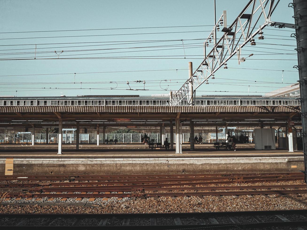 osaka, Giappone, novembre 8, 2019 treno stazione nel Giappone foto