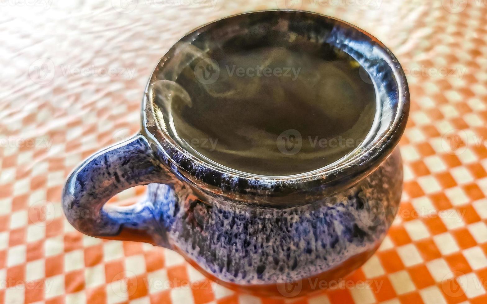 tazza di Americano nero caffè nel ristorante Messico. foto