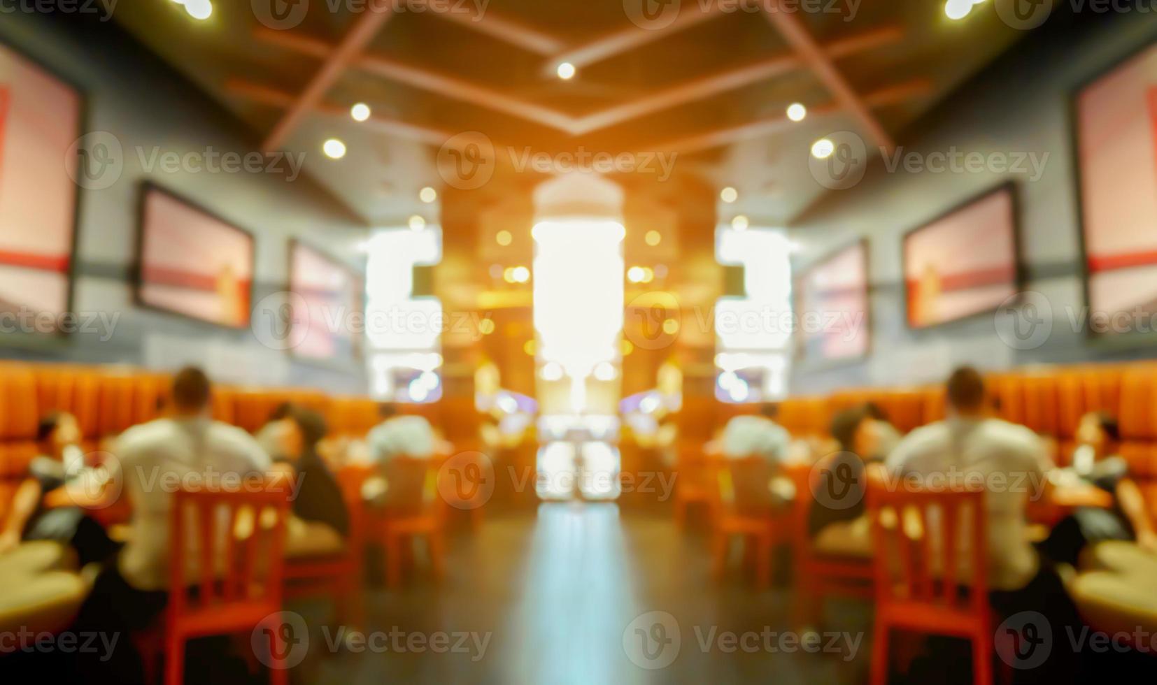 bar ristorante interno sfocato astratto Vintage ▾ sfondo foto