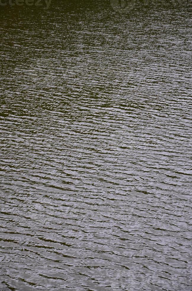 il struttura di buio fiume acqua sotto il influenza di vento, impresso nel prospettiva. verticale Immagine foto