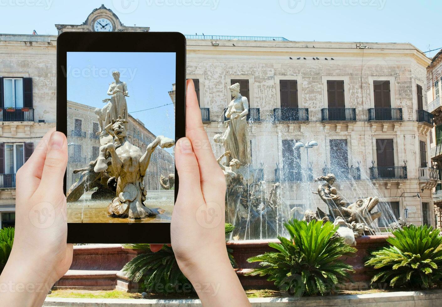 foto di piazza archimede nel Siracusa, Italia