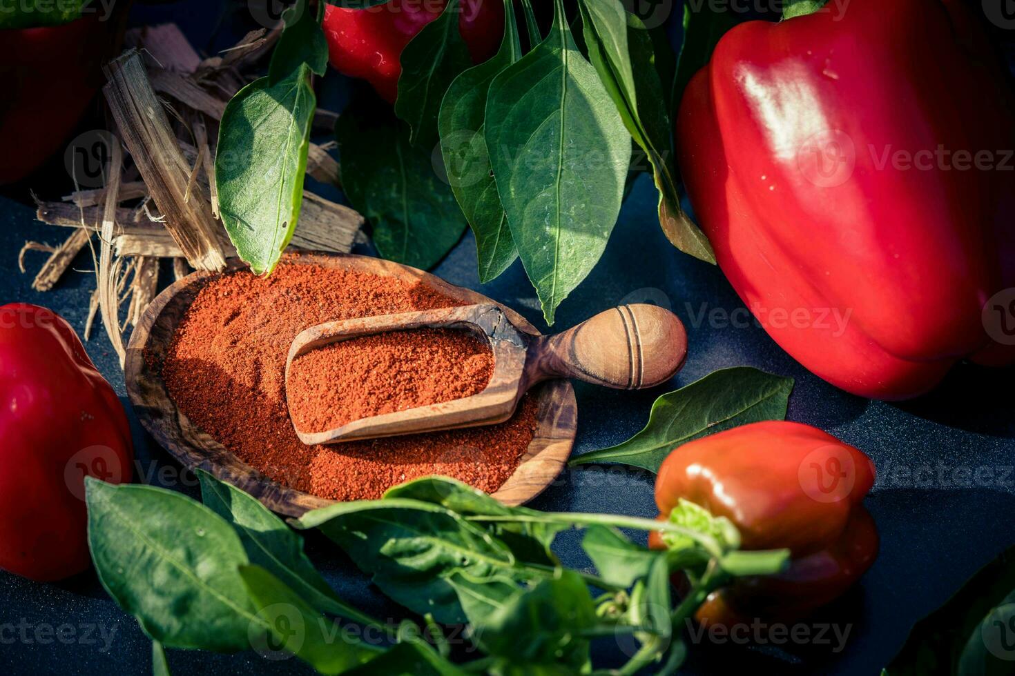 affumicato rosso Ungheria paprica dolce o speziato foto