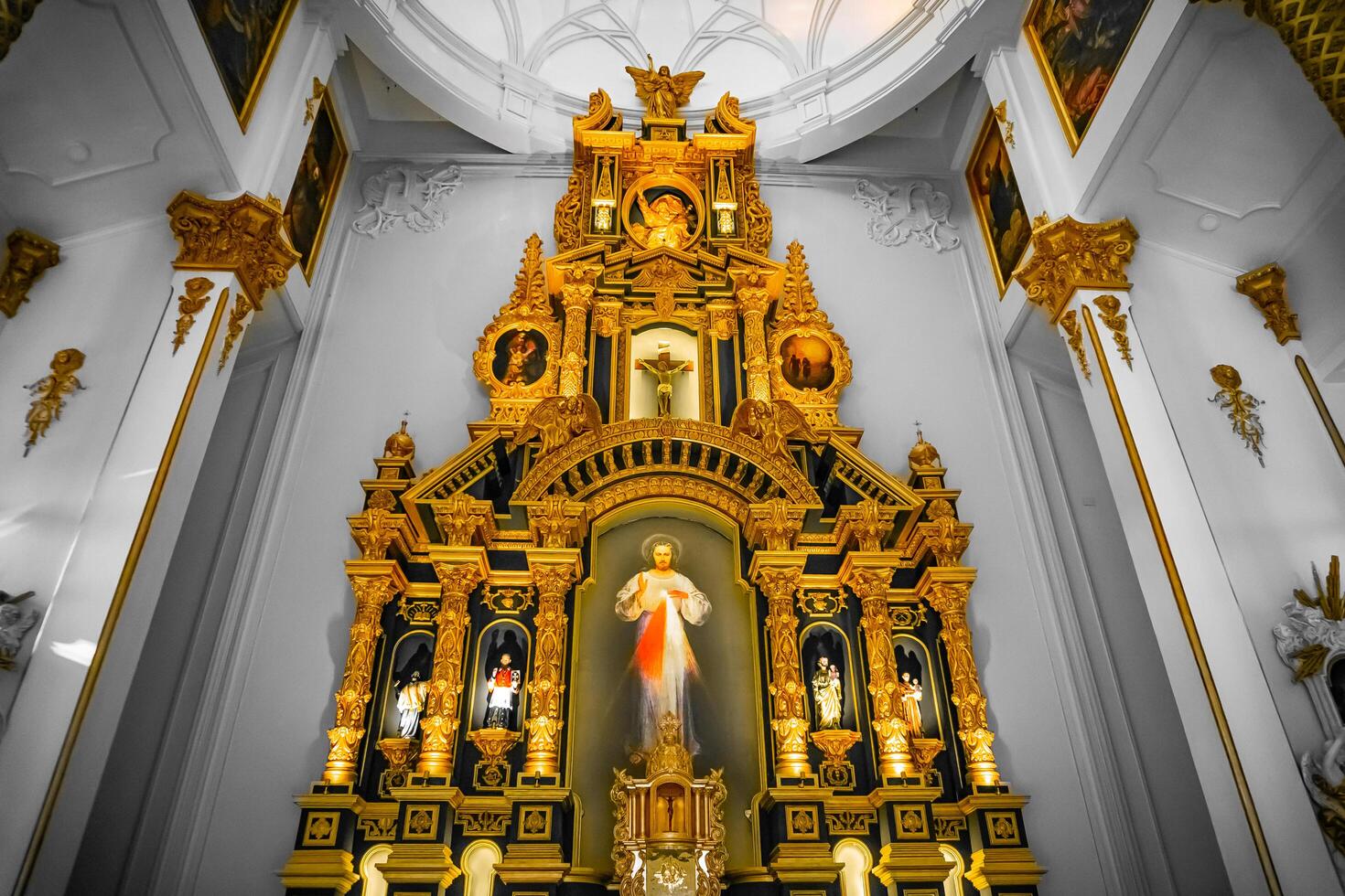 Cristo il Redentore Chiesa a kelambakkam, Chennai, Tamilnadu, Sud India esclusivo e grande architettura bellissimo e religioso scenario Immagine foto