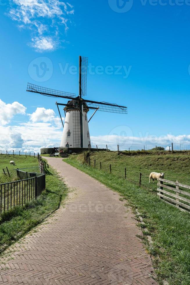 mulino a vento buiten Verwachting a nieuw it sinto joosland, zelanda, il Olanda, settembre 25 2022 foto