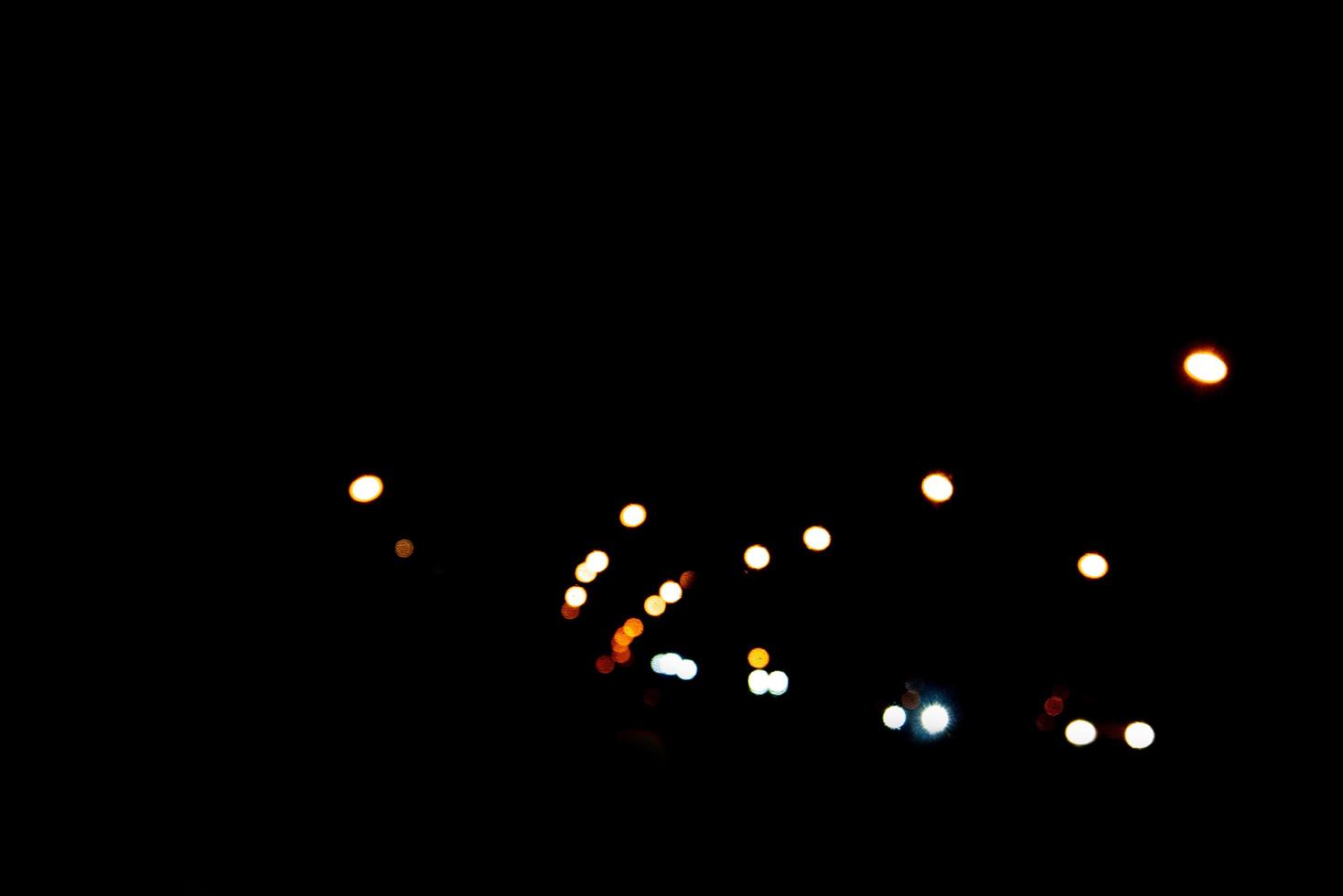defocus sfocatura leggero notte bokeh astratto su sfondo. foto