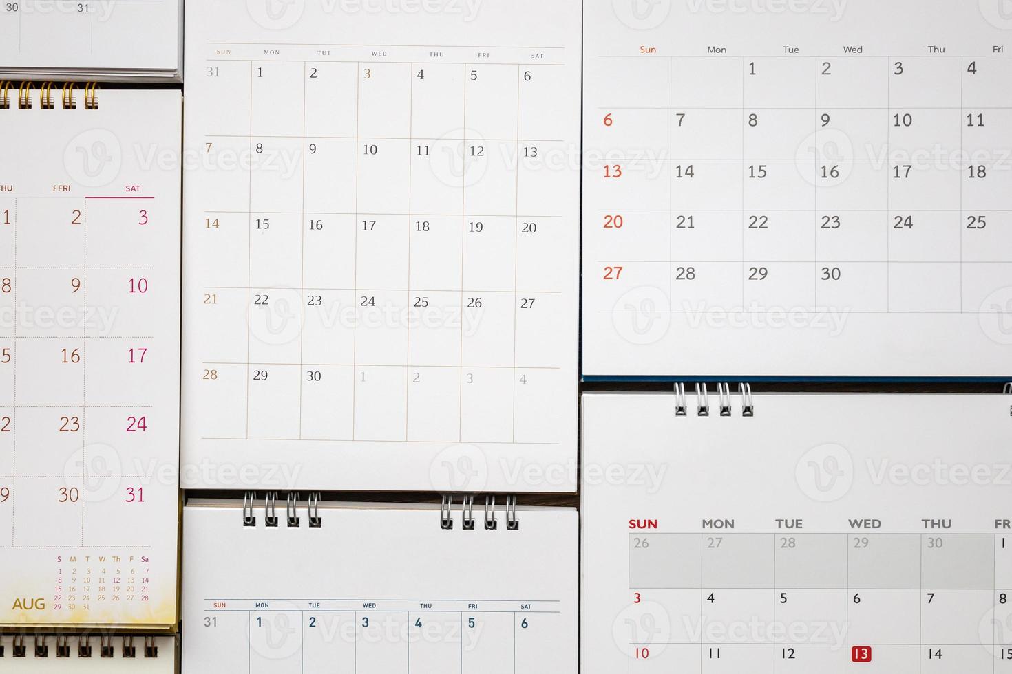 calendario pagina sfondo attività commerciale pianificazione appuntamento incontro concetto foto