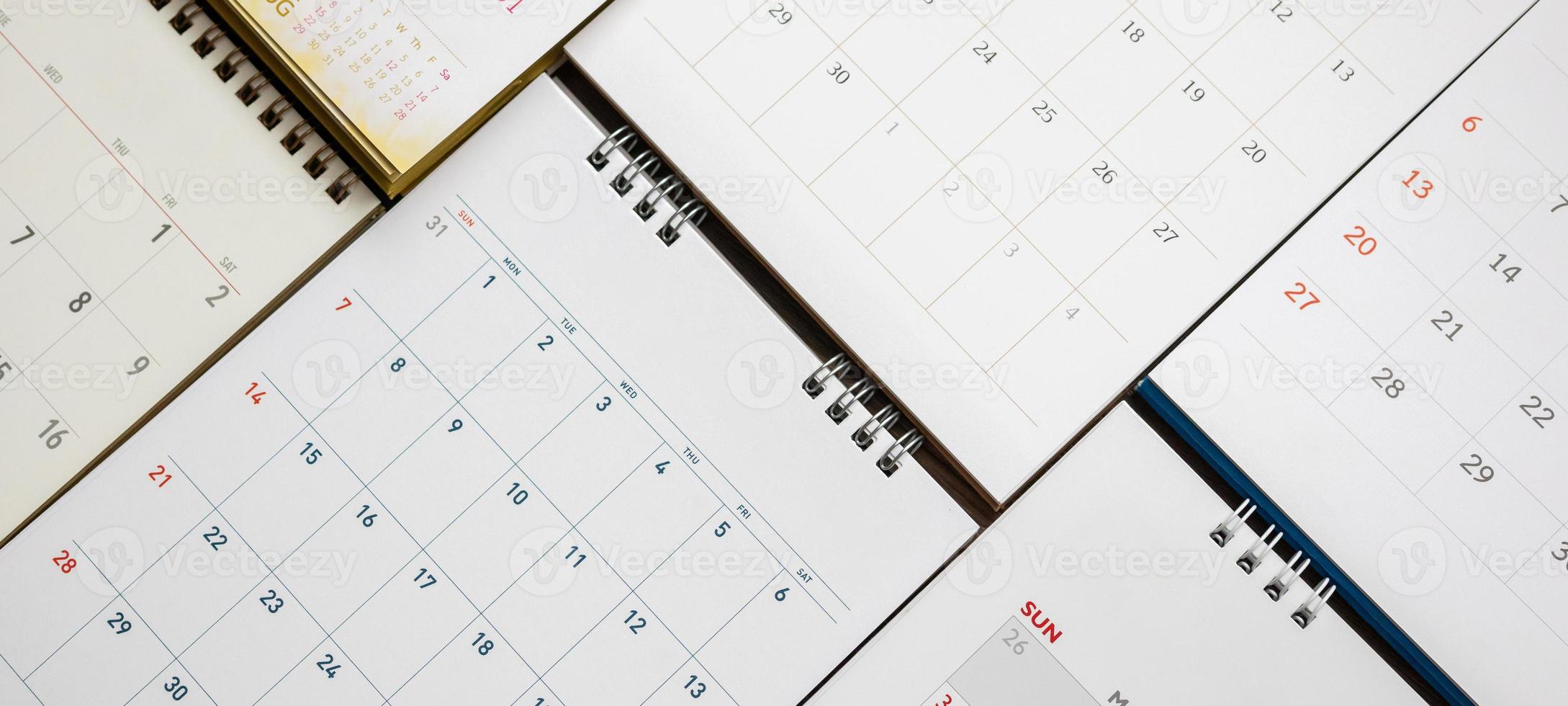 calendario pagina sfondo attività commerciale pianificazione appuntamento incontro concetto foto