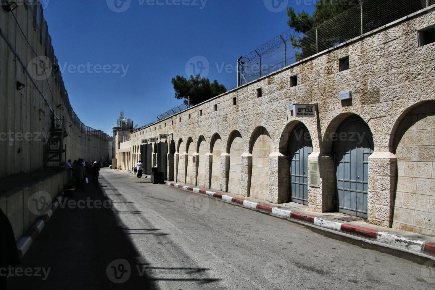 un' Visualizza di rachel tomba nel Israele foto