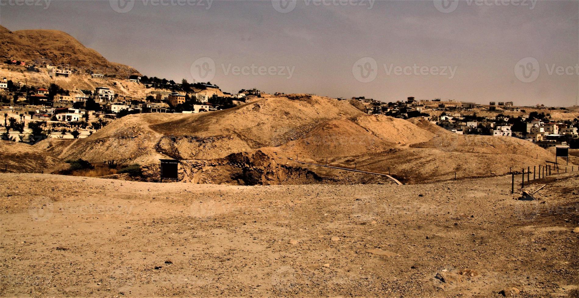 un' Visualizza di il vecchio cittadina di Gerico nel Israele foto