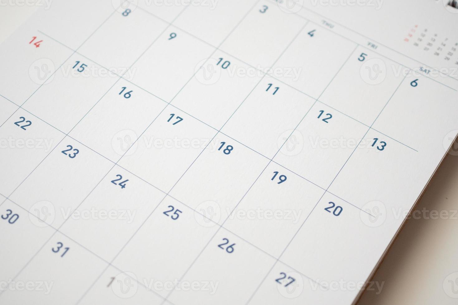 calendario pagina Data sfondo attività commerciale pianificazione appuntamento incontro concetto foto