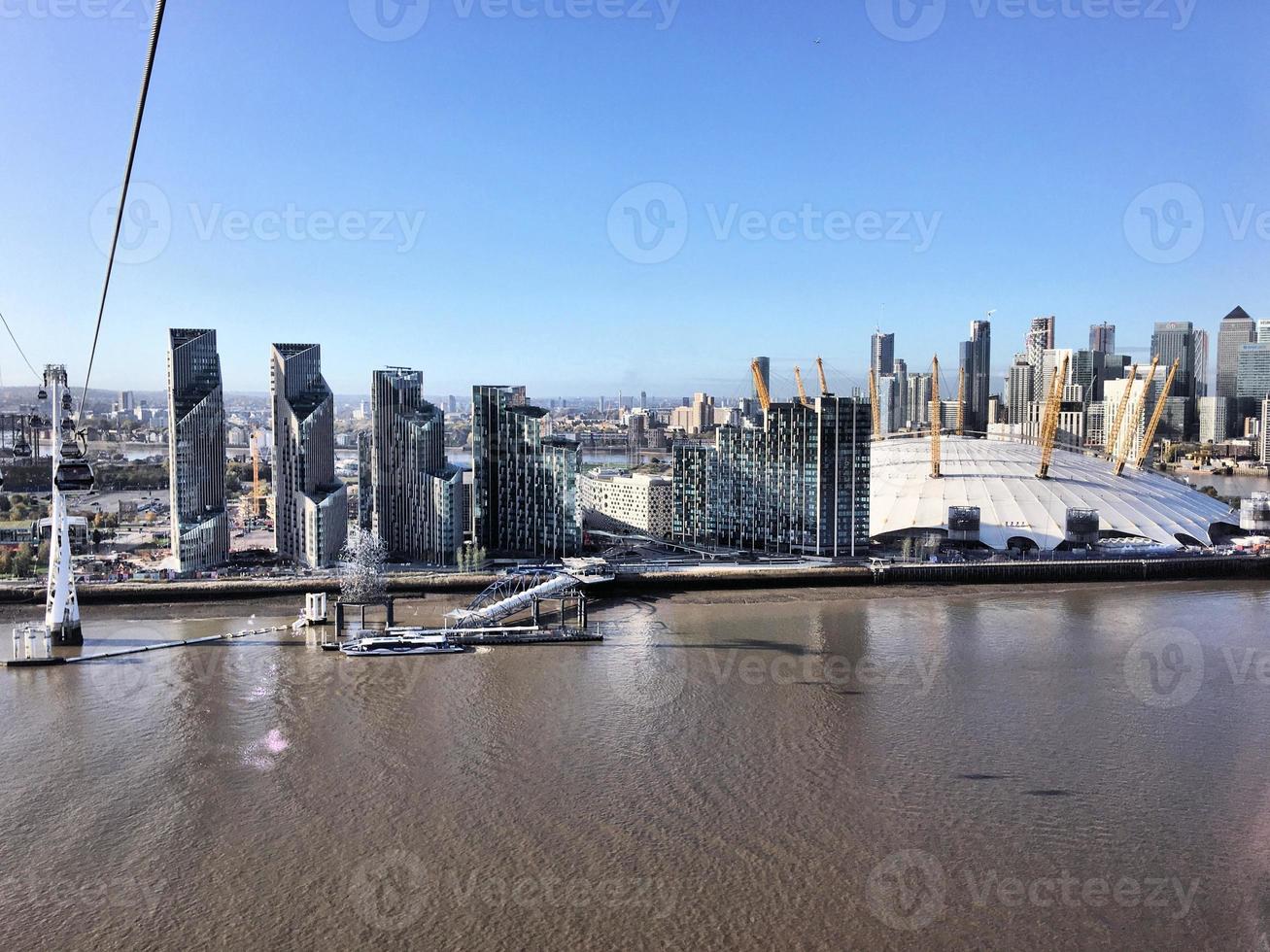 una veduta aerea di londra foto