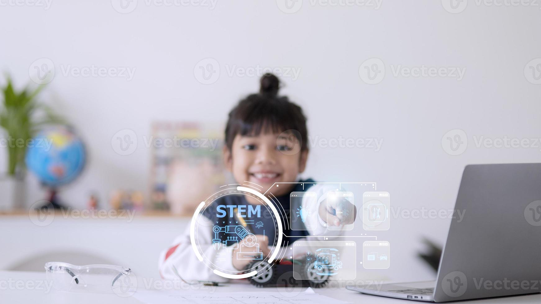 stelo scuola bambini apprendimento formazione scolastica tecnologia edificio robot auto creativo idee costruzione sviluppo programmazione analisi, grafico icone ui schermo foto