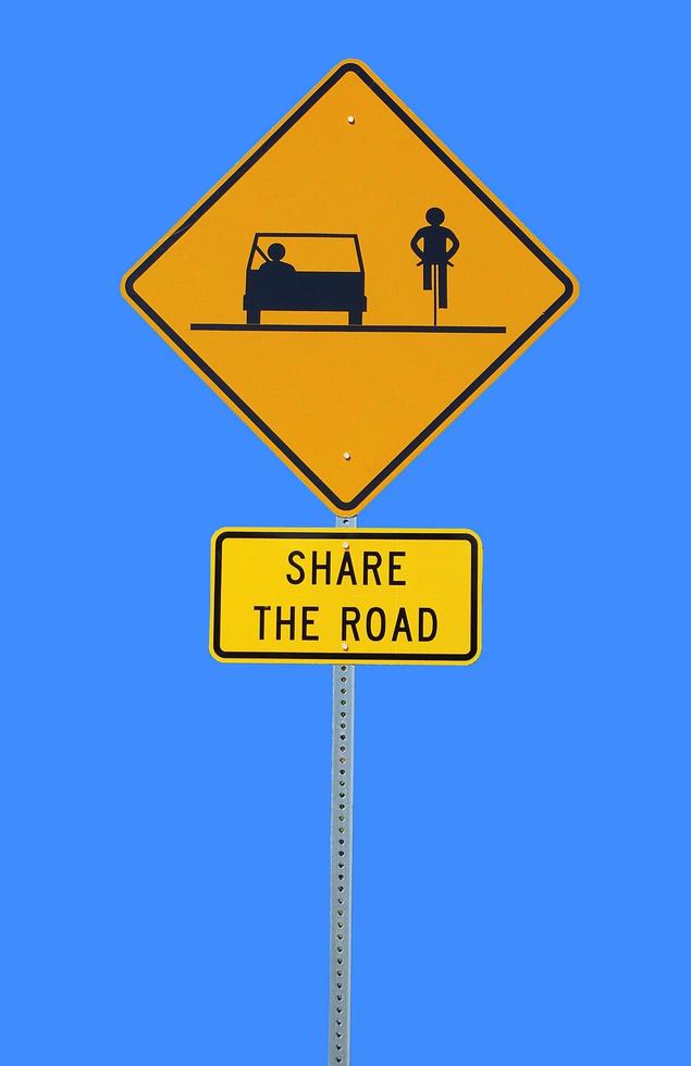 condividere il cartello stradale foto