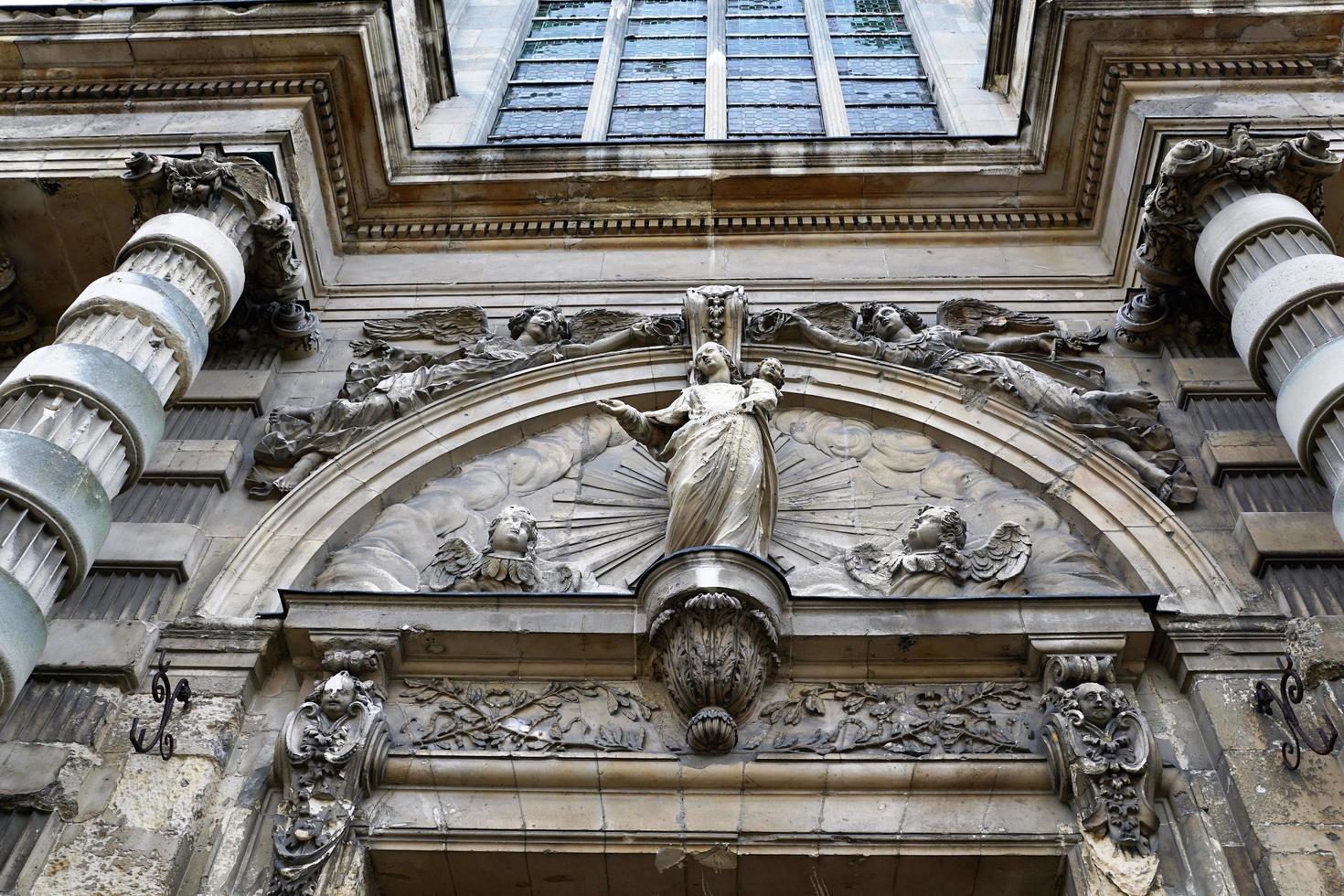 facciata della cattedrale di la havre foto