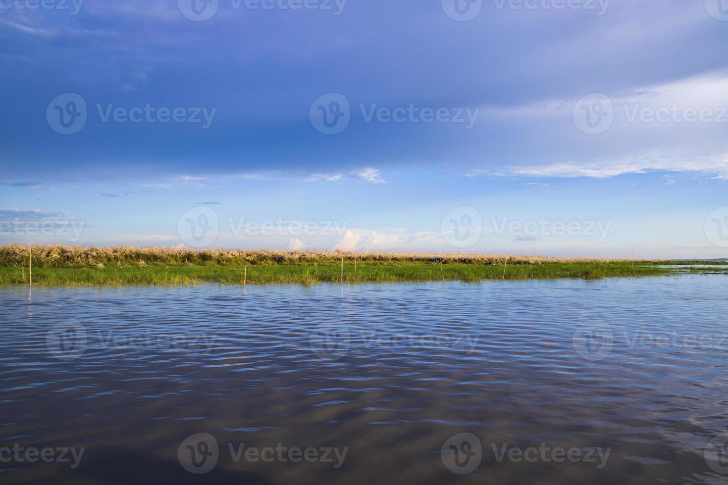 bellissimo paesaggio Visualizza di padma fiume nel bangladesh foto