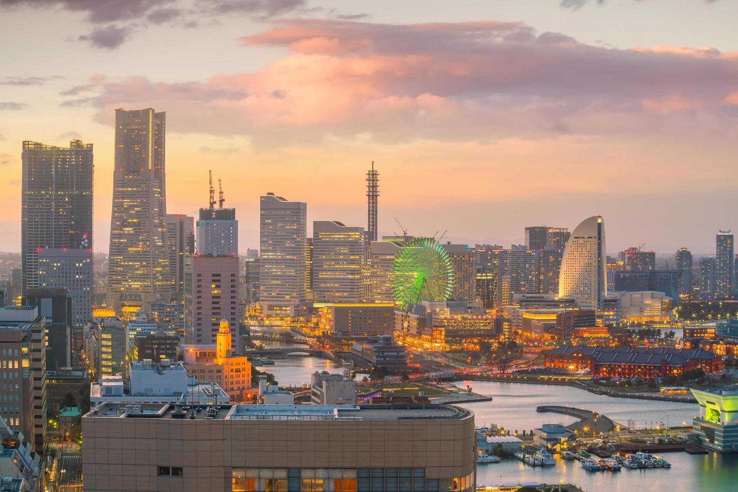 città di yokohama, giappone foto