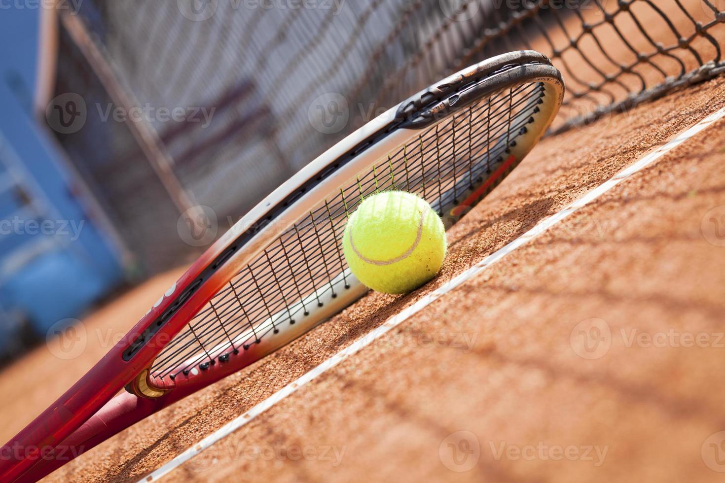 tennis. argilla Tribunale. tennis sfera. tennis torneo foto