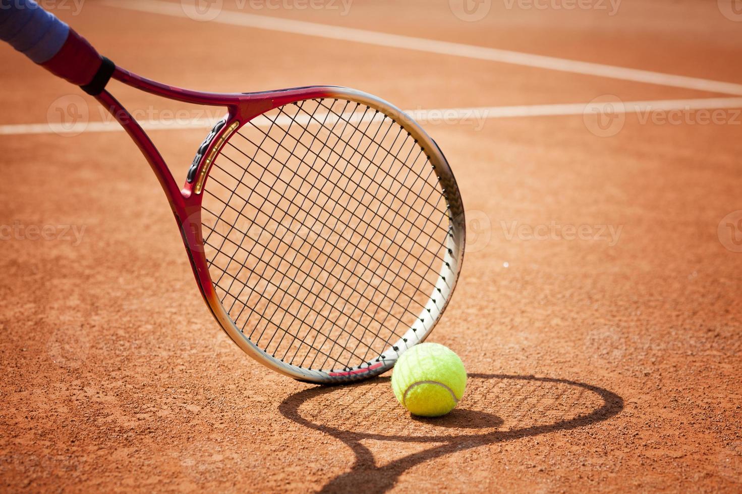 tennis racchetta, argilla Tribunale, wta tour, rolland garros foto