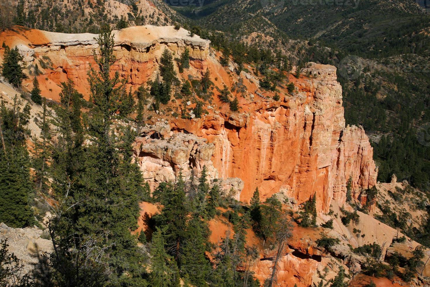 rare formazioni rocciose del parco nazionale di bryce canyon foto