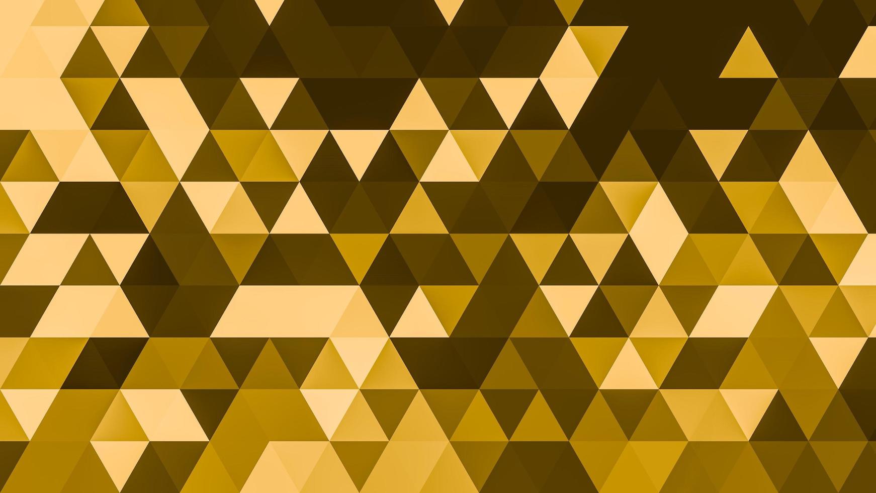 oro poligonale modello astratto geometrico sfondo triangolare mosaico, Perfetto per sito web, mobile, app, annuncio, sociale media foto
