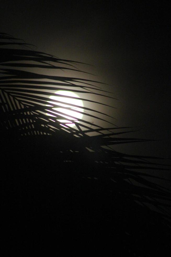 il astratto Luna nel sfondo. foto