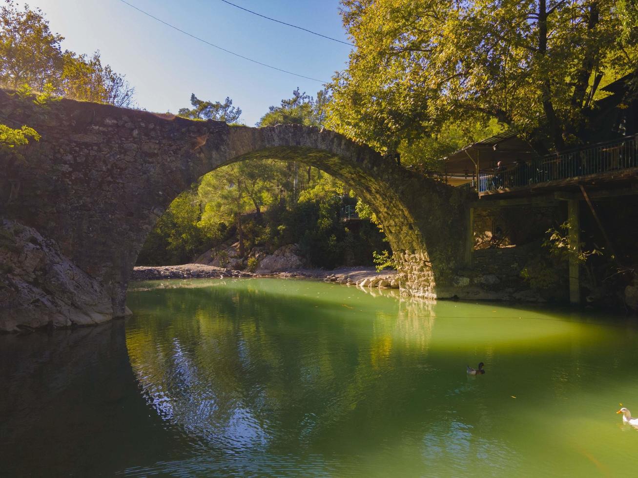 mozzafiato visualizzazioni a partire dal il aria nel natura. è autunno Qui foto