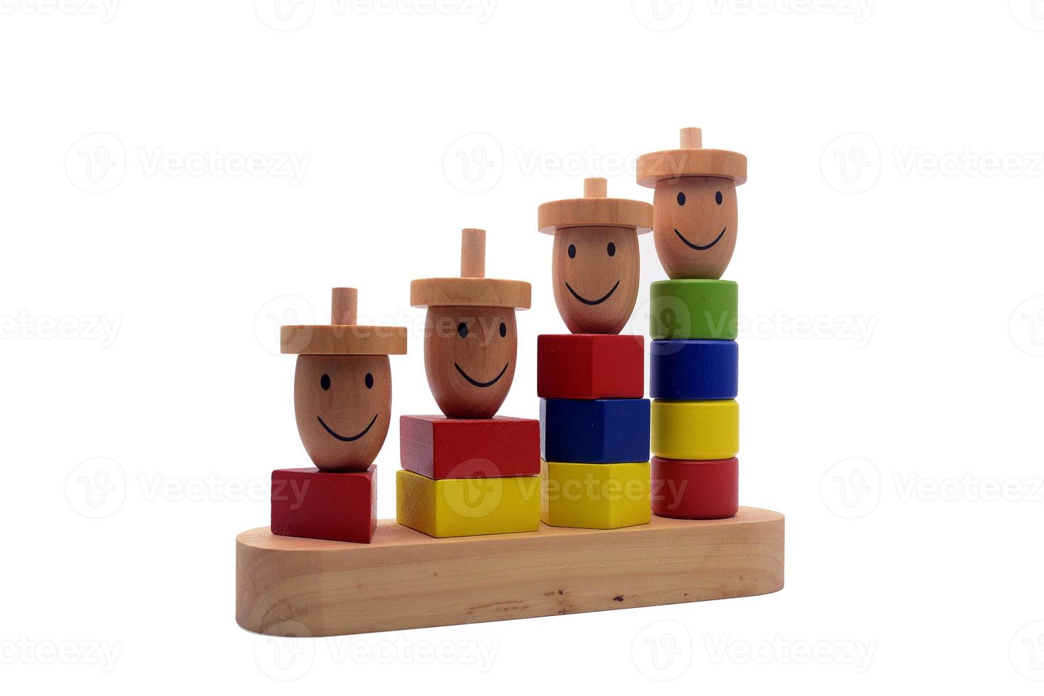 bambini di legno puzzle foto