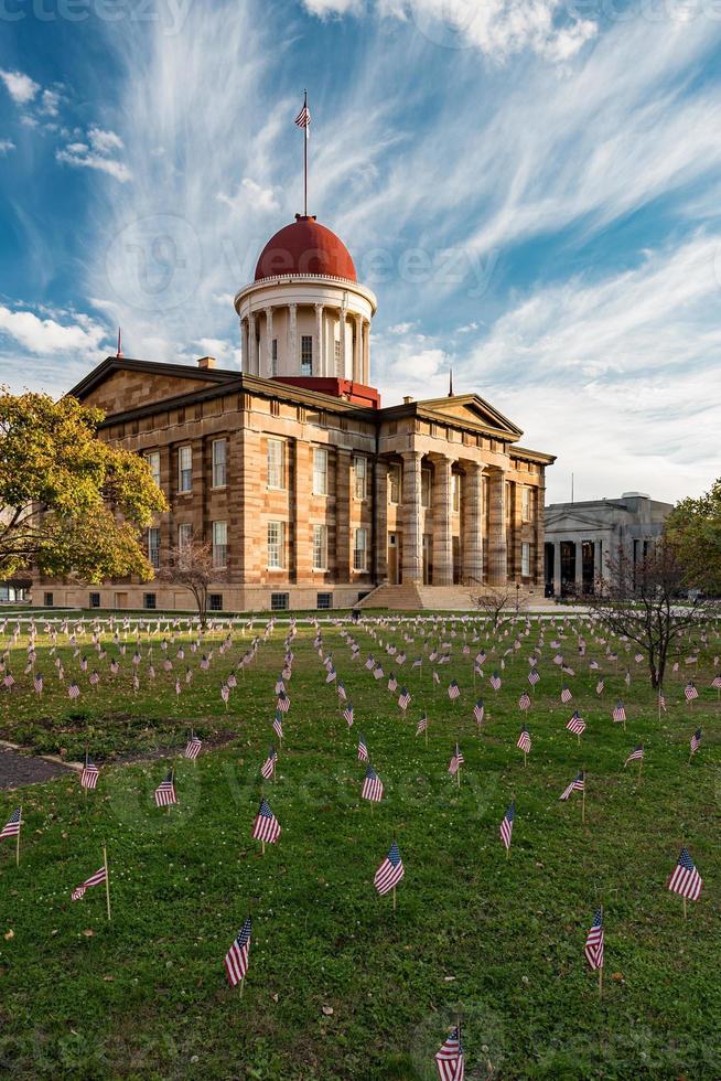 Illinois vecchio stato Campidoglio nel Springfield foto