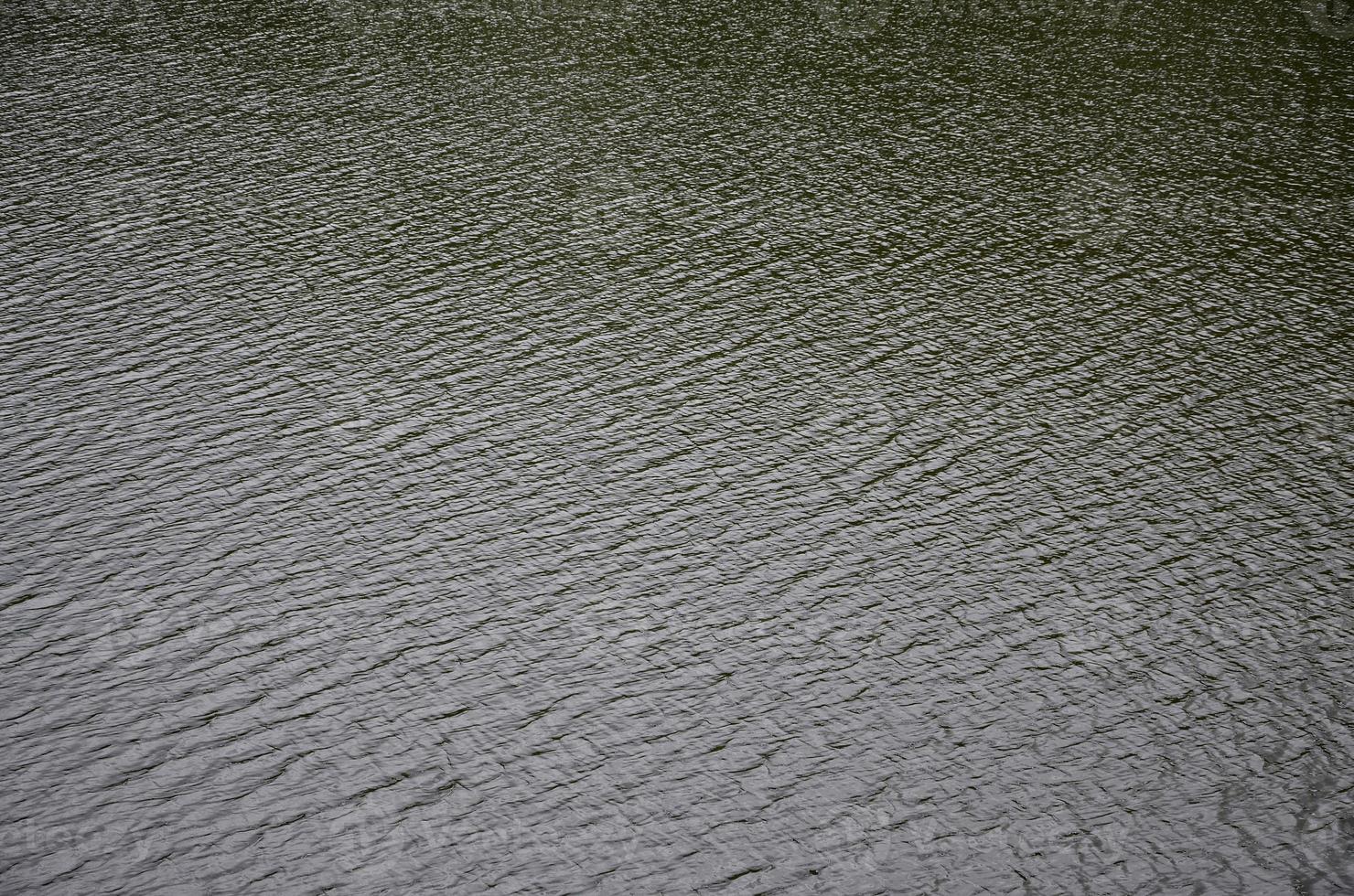 il struttura di buio fiume acqua sotto il influenza di vento, impresso nel prospettiva. orizzontale Immagine foto