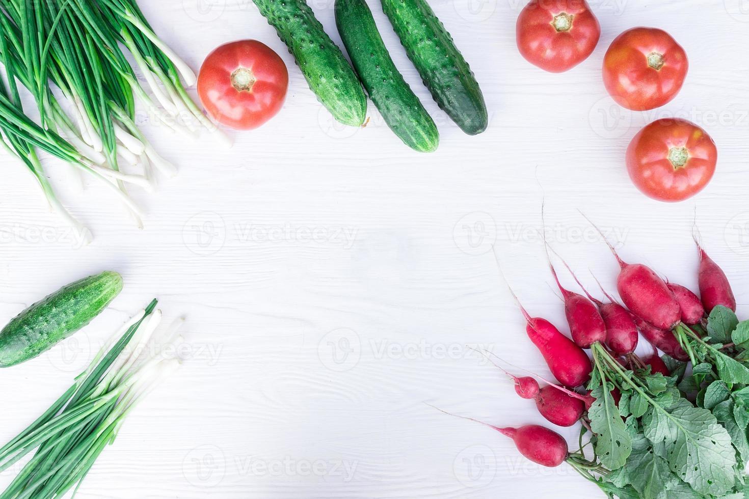 verdure fresche dal giardino foto