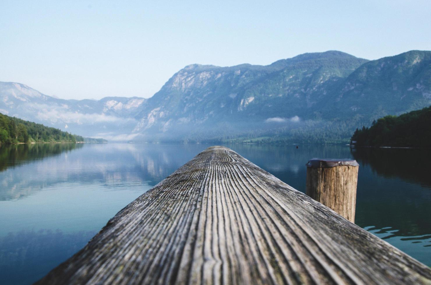 lago in slovenia foto