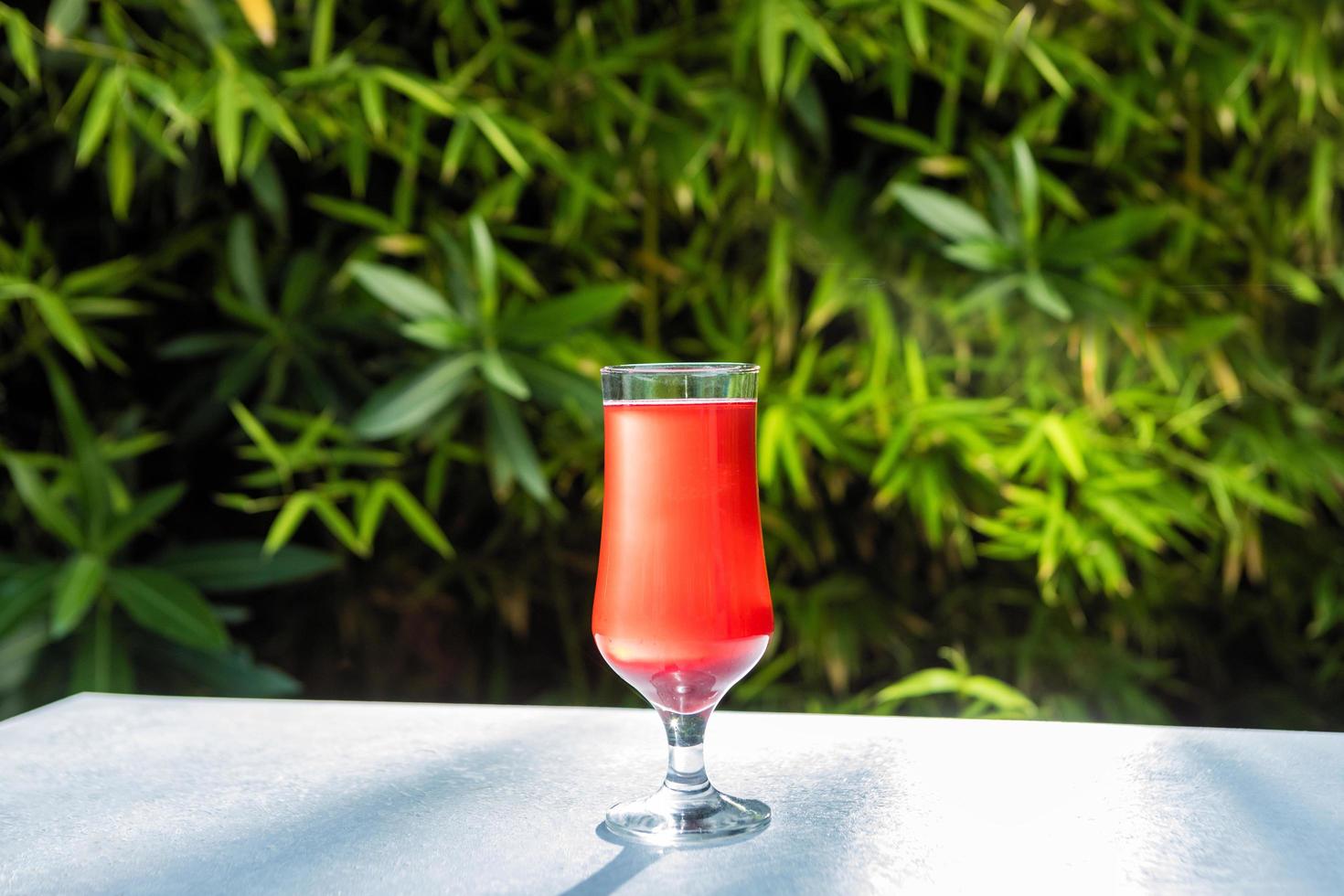 cocktail di succo rosso foto