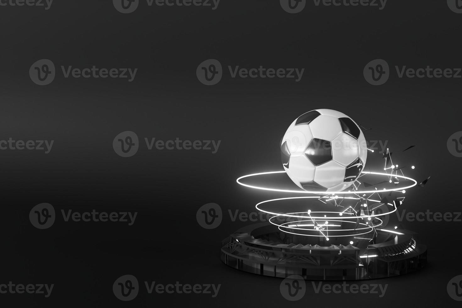 calcio palle oggetto, sport palla disegno, calcio elemento concetto, 3d illustrazione, astratto calcio tecnologia, smartphone mobile schermo, verde erba campo, in linea sport abitare, casinò sport attività commerciale foto