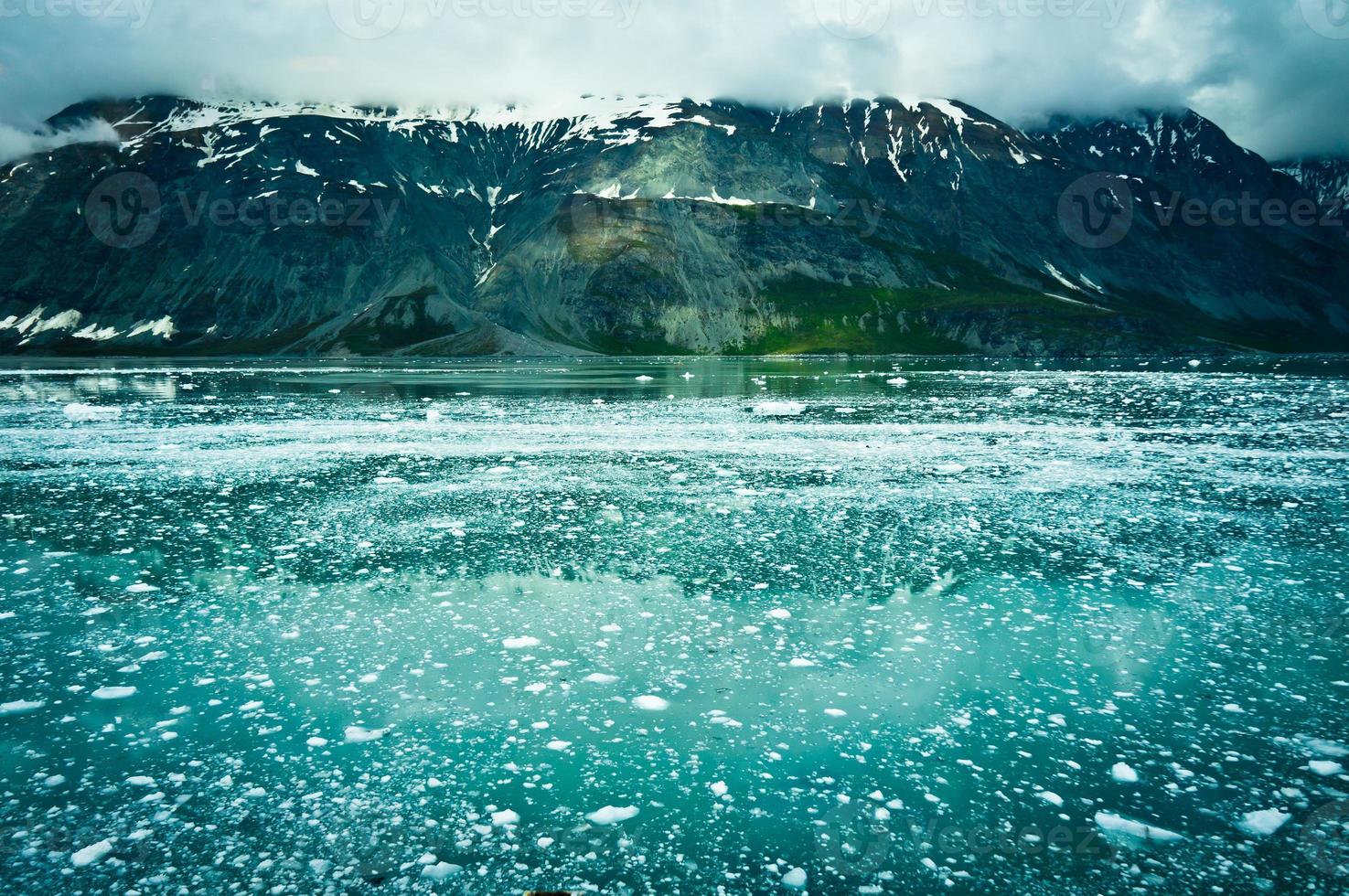 glacier bay in montagna, alaska, stati uniti foto
