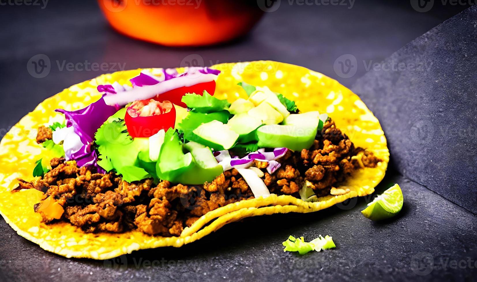 messicano cibo delizioso tacos. foto