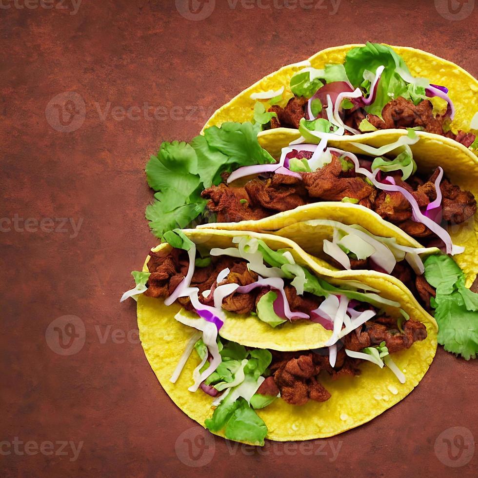 messicano cibo delizioso tacos. foto