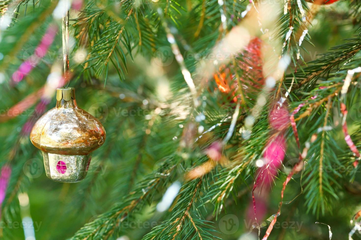 bicchiere capanna Natale decorazione foto