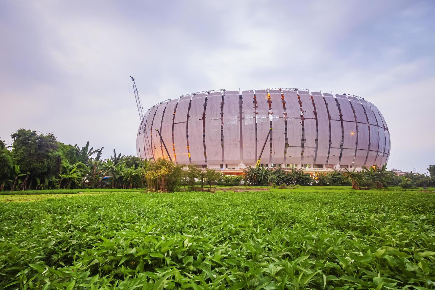 Giacarta, Indonesia - gennaio 05, 2022, jakarta internazionale stadio, un' calcio stadio collocato nel papanggo, tanjung prik, Giacarta, Indonesia. foto