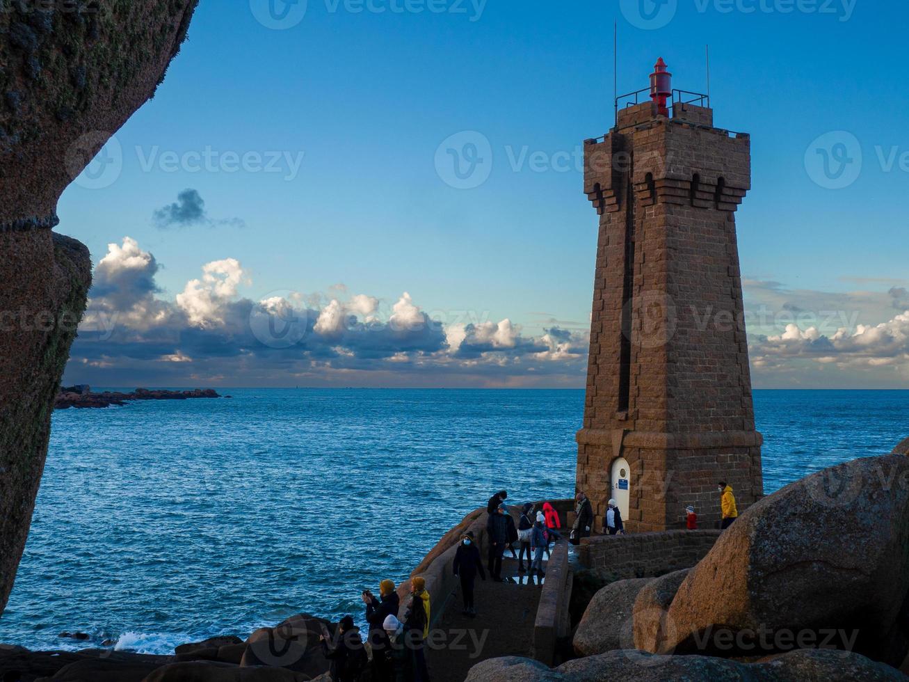 significare ruz faro nel Bretagna foto