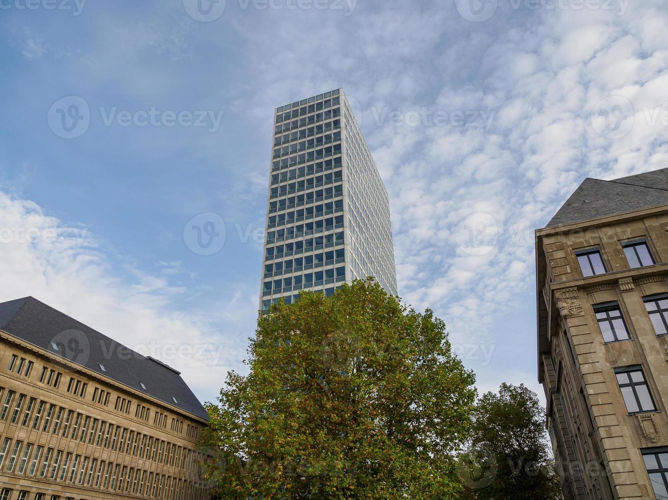 dusseldorf a il Reno fiume foto