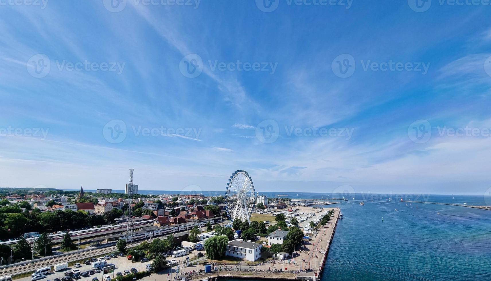 rostock avvertire nel Meclemburgo vorpommern Germania foto