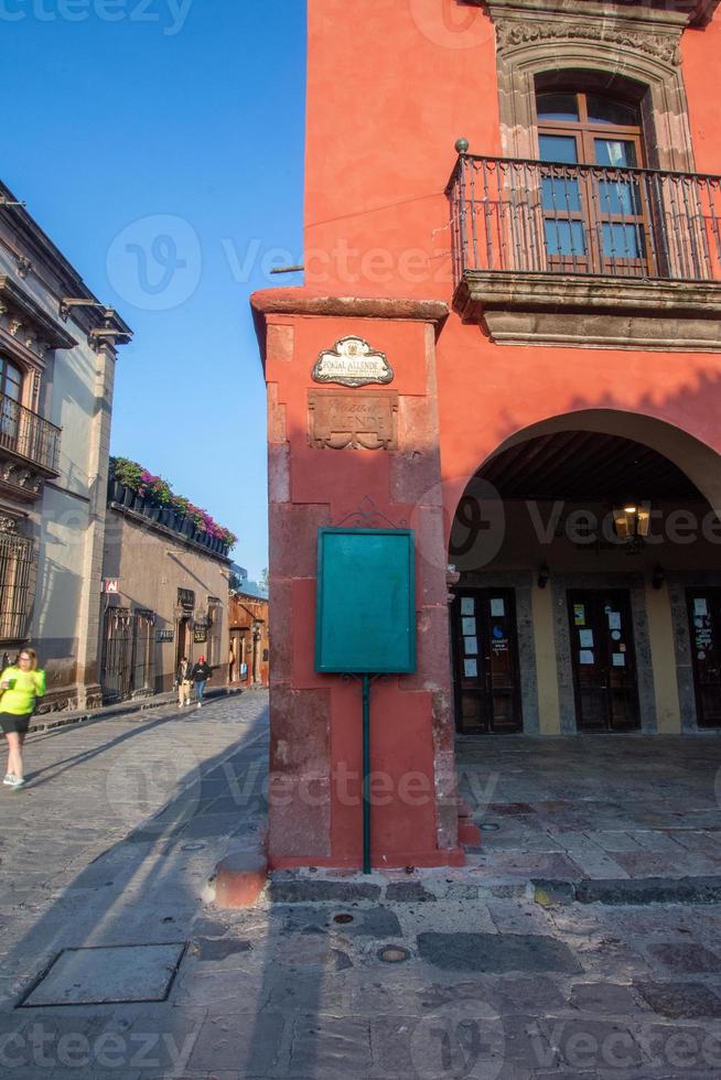 parrocchia arcangelo Chiesa jardin cittadina piazza Raffaele chruch san miguel de allende, Messico. parroaguia creato nel 1600 foto