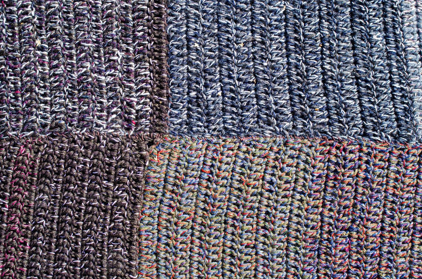Bellissima, colorato antico tappeto, fatto di mani a maglia tessuti con modelli foto