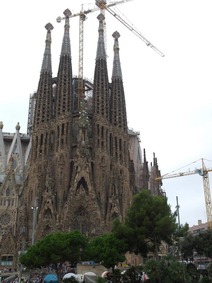 la città di barcellona in spagna foto