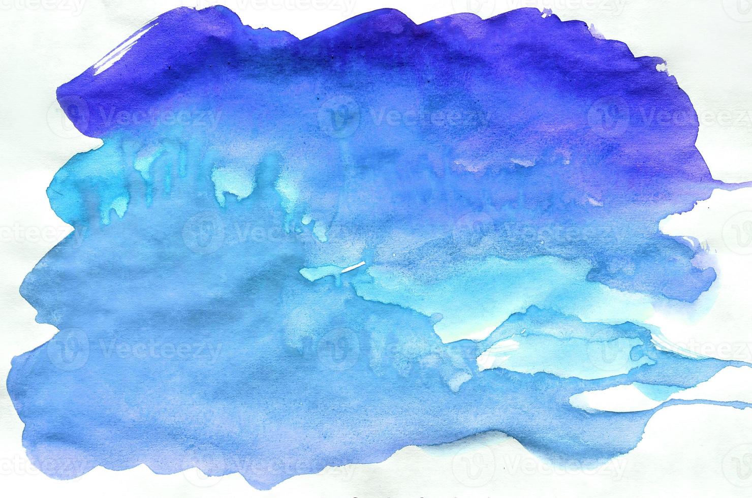 colorato blu acquerello sfondo per sfondo. aquarelle luminosa colore illustrazione foto